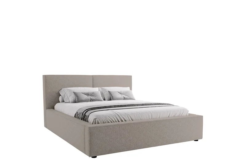 Bysantinsk Oppbevaringsseng 140x200 cm - Beige - Møbler - Senger - Seng med oppbevaring