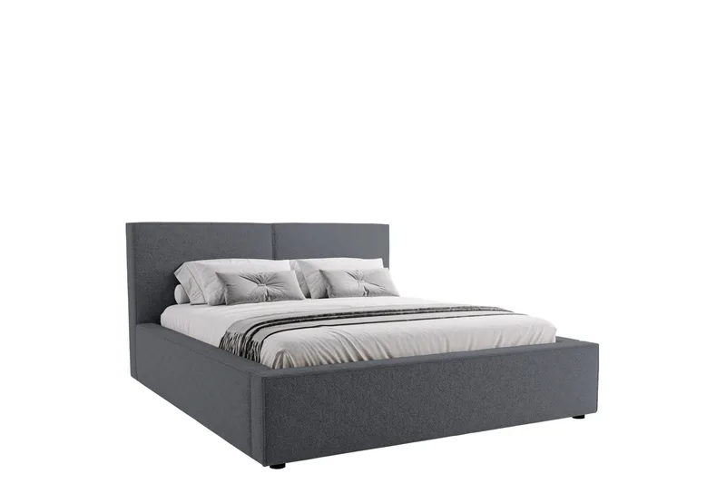 Bysantinsk Oppbevaringsseng 180x200 cm - Grå - Møbler - Senger - Seng med oppbevaring