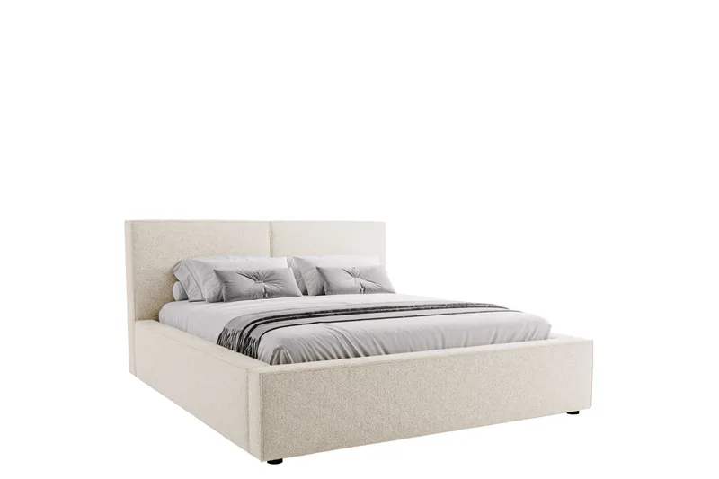 Bysantinsk Oppbevaringsseng 180x200 cm - Hvit - Møbler - Senger - Seng med oppbevaring