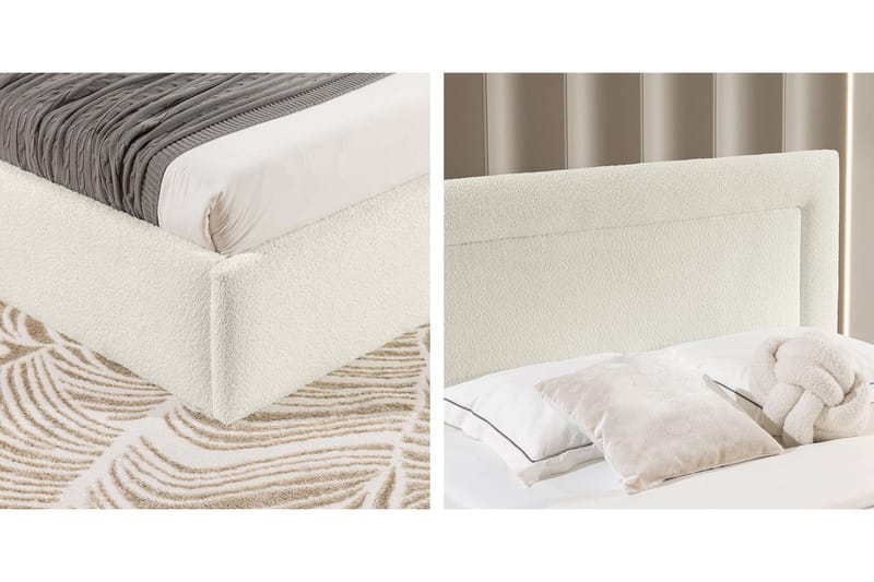 Carve Oppbevaringsseng - Beige - Møbler - Senger - Seng med oppbevaring