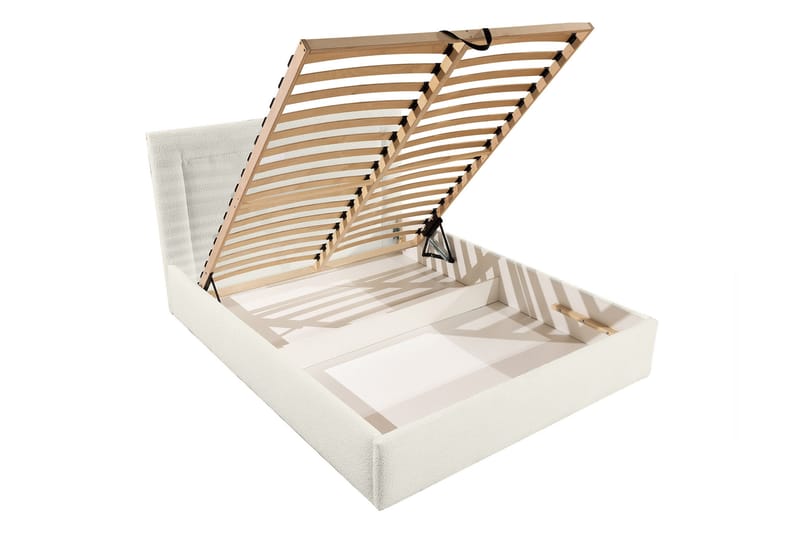 Carve Oppbevaringsseng - Beige - Møbler - Senger - Seng med oppbevaring