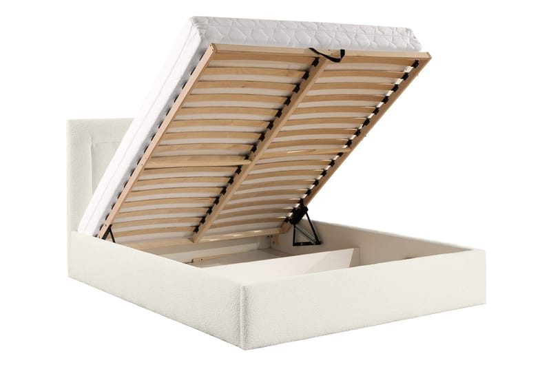 Carve Oppbevaringsseng - Beige - Møbler - Senger - Seng med oppbevaring