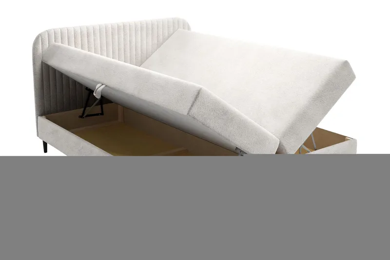 Celestine Oppbevaringsseng 160x200 cm - Blå - Møbler - Senger - Seng med oppbevaring