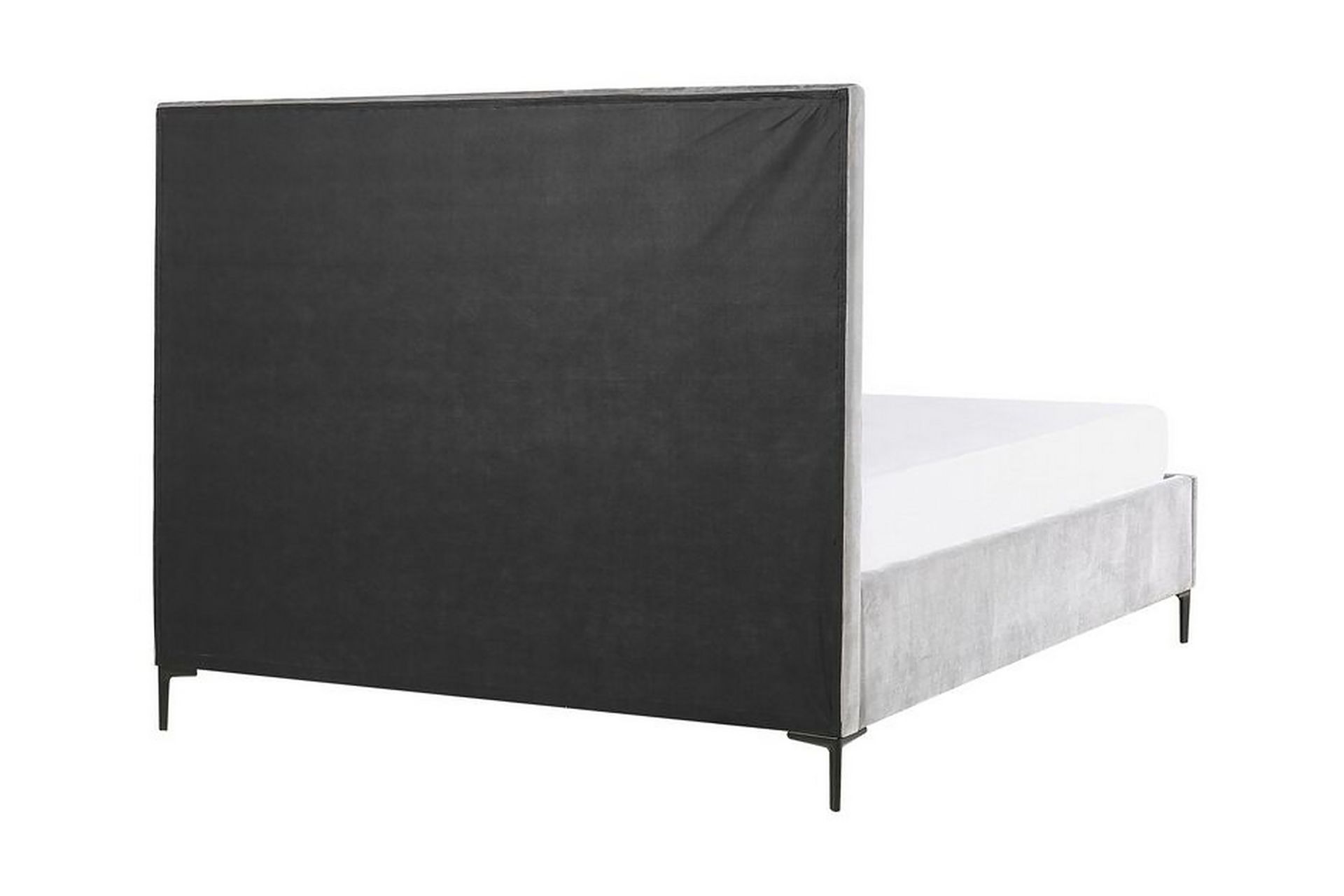 Dobbeltseng med oppbevaring 180x200 cm SEZANNE - Grå - Møbler - Senger - Seng med oppbevaring