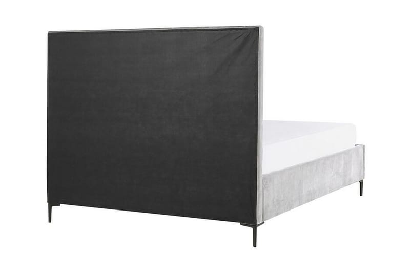 Dobbeltseng med oppbevaring 180x200 cm SEZANNE - Grå - Møbler - Senger - Seng med oppbevaring