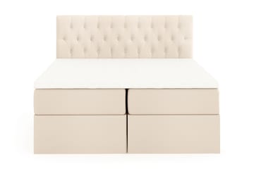 Boxy Box Bed 180x200 cm - Beige - Møbler - Senger - Kontinentalsenger