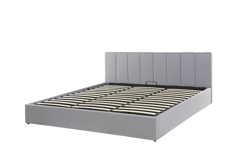 Dreuxa Oppbevaringsseng 180x200 cm - Lysegrå - Møbler - Senger - Seng med oppbevaring - Dobbeltseng med oppbevaring