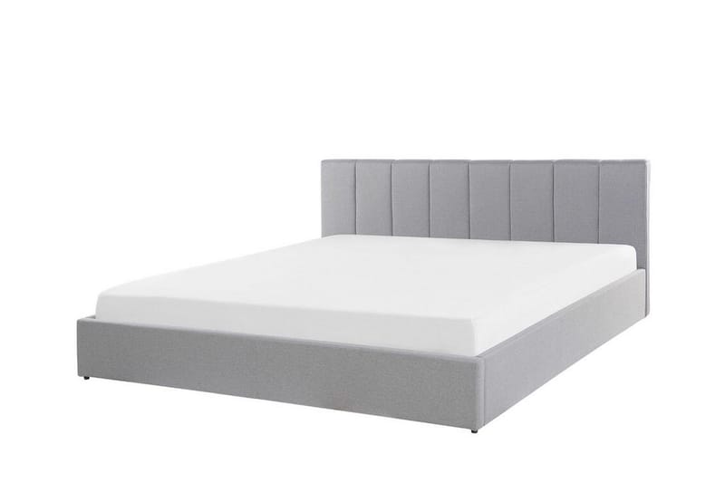 Dreuxa Oppbevaringsseng 180x200 cm - Lysegrå - Møbler - Senger - Sengeramme & sengestamme