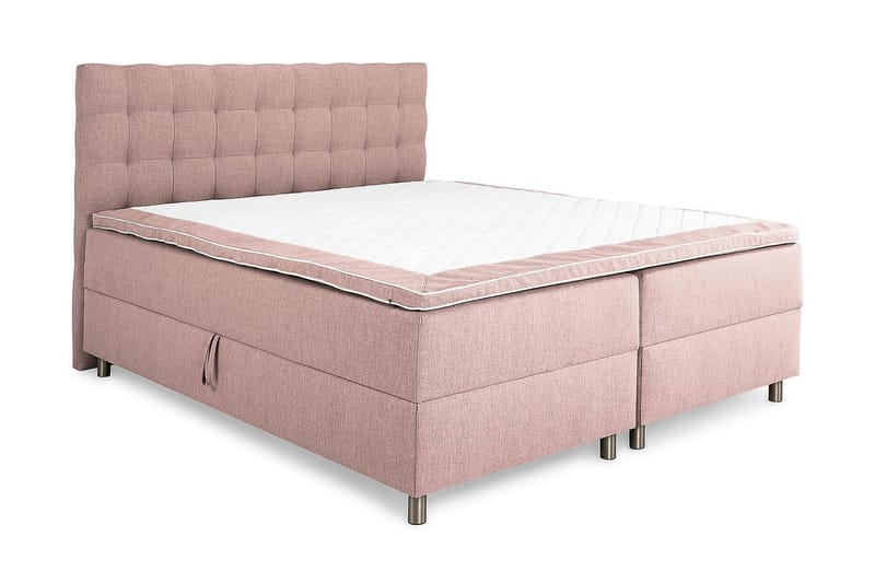 Montana Seng med Oppbevaring 160x200 - Rosa - Møbler - Senger - Seng med oppbevaring