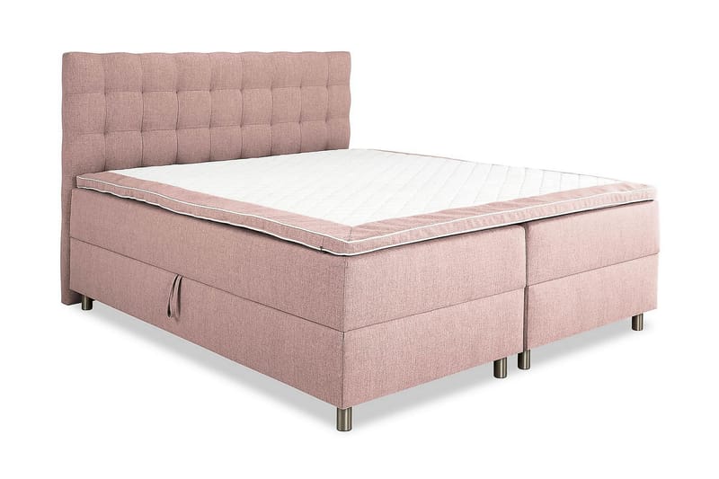 Montana Seng med Oppbevaring 180x200 - Rosa - Møbler - Senger - Seng med oppbevaring