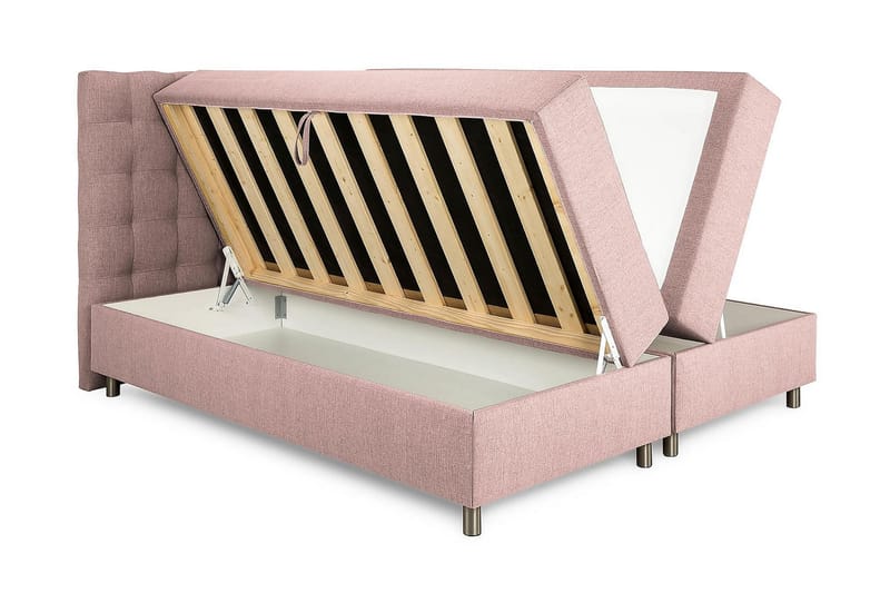 Montana Seng med Oppbevaring 180x200 - Rosa - Møbler - Senger - Seng med oppbevaring