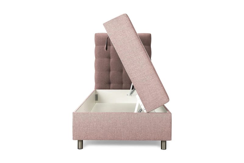 Montana Seng med Oppbevaring 80x200 - Rosa - Møbler - Senger - Seng med oppbevaring