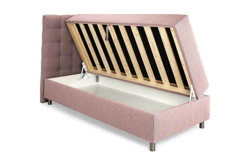 Montana Seng med Oppbevaring 80x200 - Rosa - Møbler - Senger - Seng med oppbevaring