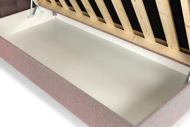 Montana Seng med Oppbevaring 80x200 - Rosa - Møbler - Senger - Seng med oppbevaring