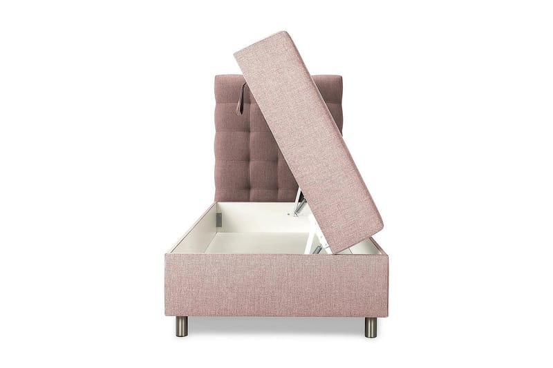 Montana Seng med Oppbevaring 90x200 - Rosa - Møbler - Senger - Seng med oppbevaring