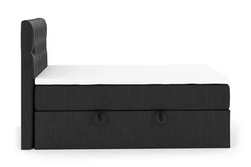 Boxy Box Bed 120x200 cm - Svart/Grå - Møbler - Senger - Kontinentalsenger