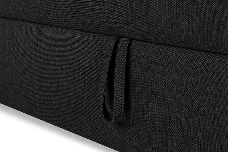 Montana Komplett Sengpakke med Oppbevaring 90x200 cm - Svart - Møbler - Senger - Komplett sengepakke