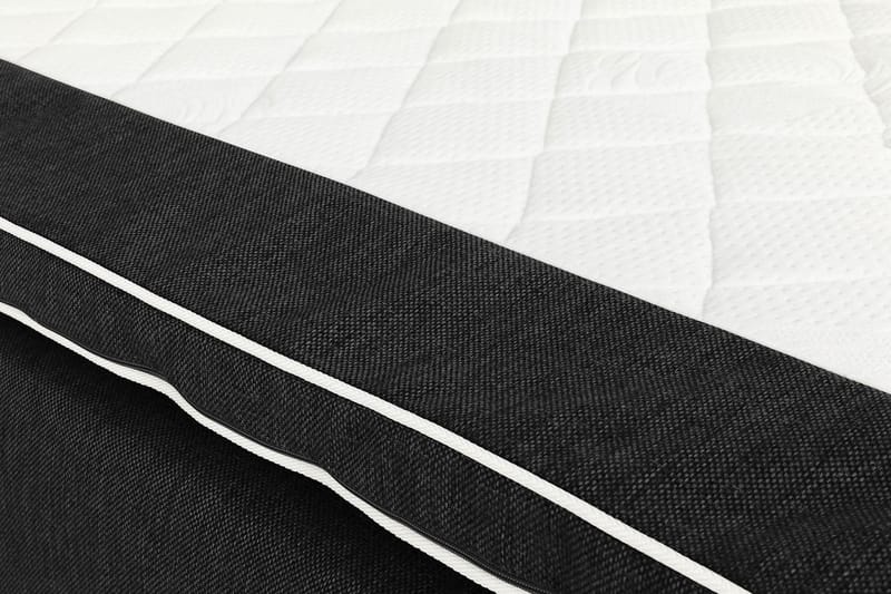 Montana Seng med Oppbevaring 160x200 - Svart - Møbler - Senger - Komplett sengepakke