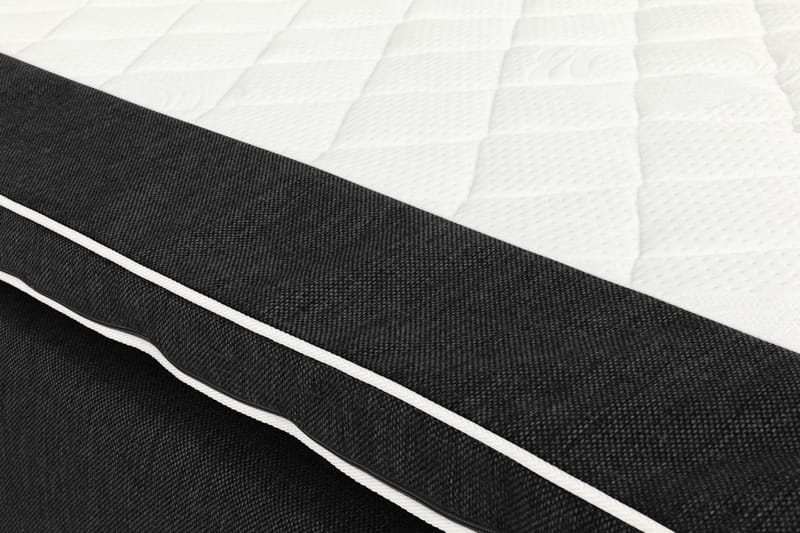 Montana Sengepakke Seng med Oppbevaring 160x200 - Svart - Møbler - Senger - Komplett sengepakke
