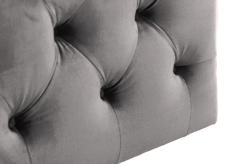 Francisco Komplett Sengpakke med løfteoppbevaring LED-belysning 180x200 - Mørkgrå - Møbler - Senger - Komplett sengepakke