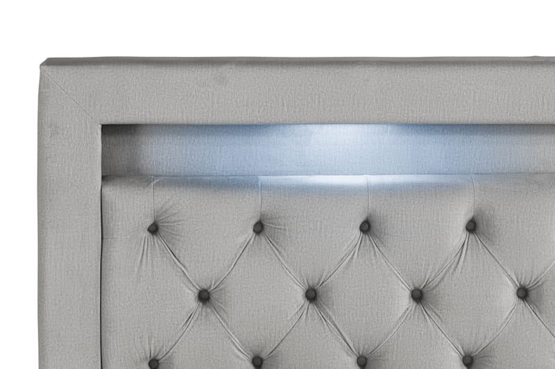 Francisco Sengepakke 160x200 med Skuffeoppbevaring - Grå - Komplett sengepakke - Seng med oppbevaring