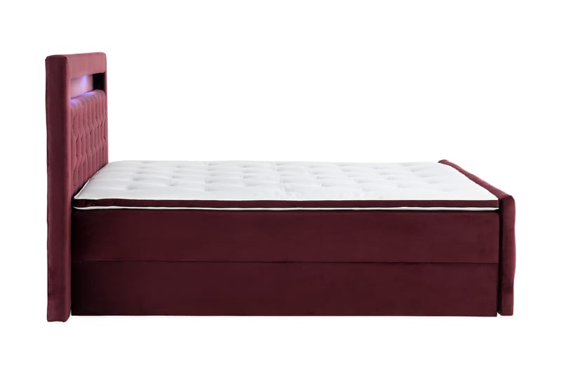 Francisco Sengepakke 180x200 med Løfteoppbevaring - Rød - Seng med oppbevaring - Komplett sengepakke