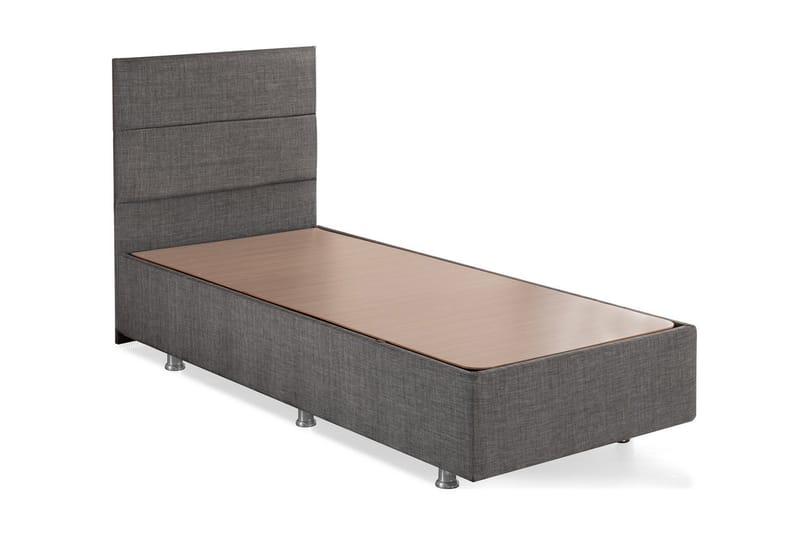 Froknial Oppbevaringsseng 120x200 cm - Grå - Møbler - Senger - Seng med oppbevaring