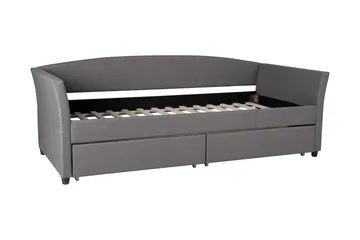 Genesis Seng 90x200 cm - Grå - Møbler - Senger - Seng med oppbevaring