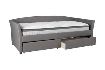 Genesis Seng 90x200 cm - Grå - Møbler - Senger - Seng med oppbevaring