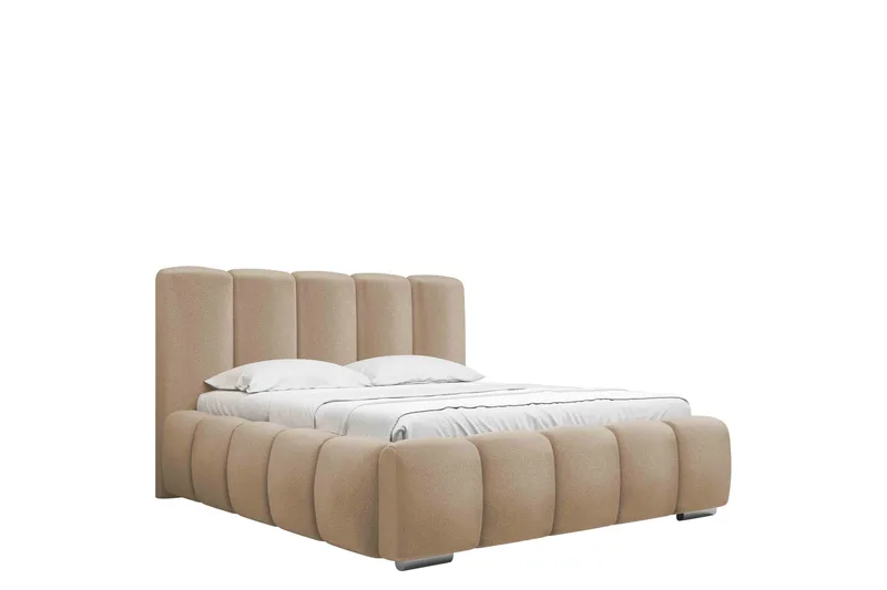 Gioia Oppbevaringsseng 140x200 cm - Beige - Møbler - Senger - Seng med oppbevaring
