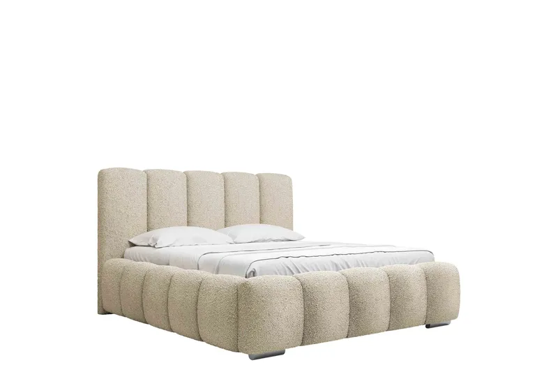 Gioia Oppbevaringsseng 140x200 cm - Beige - Møbler - Senger - Seng med oppbevaring