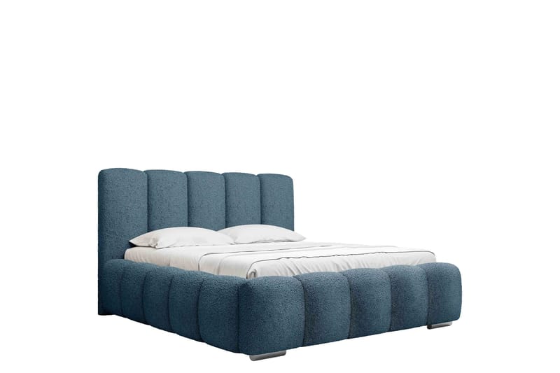 Gioia Oppbevaringsseng 140x200 cm - Blå - Møbler - Senger - Seng med oppbevaring