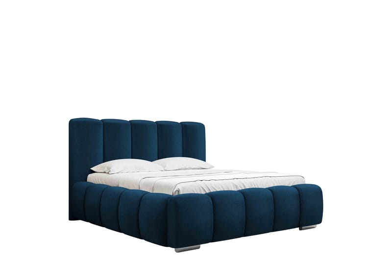 Gioia Oppbevaringsseng 160x200 cm - Blå - Møbler - Senger - Seng med oppbevaring