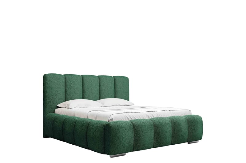 Gioia Oppbevaringsseng 160x200 cm - Grønn - Møbler - Senger - Seng med oppbevaring