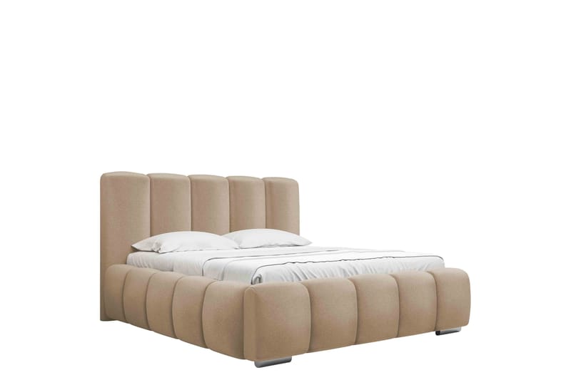 Gioia Oppbevaringsseng 180x200 cm - Beige - Møbler - Senger - Seng med oppbevaring