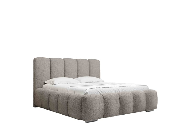 Gioia Oppbevaringsseng 180x200 cm - Grå - Møbler - Senger - Seng med oppbevaring