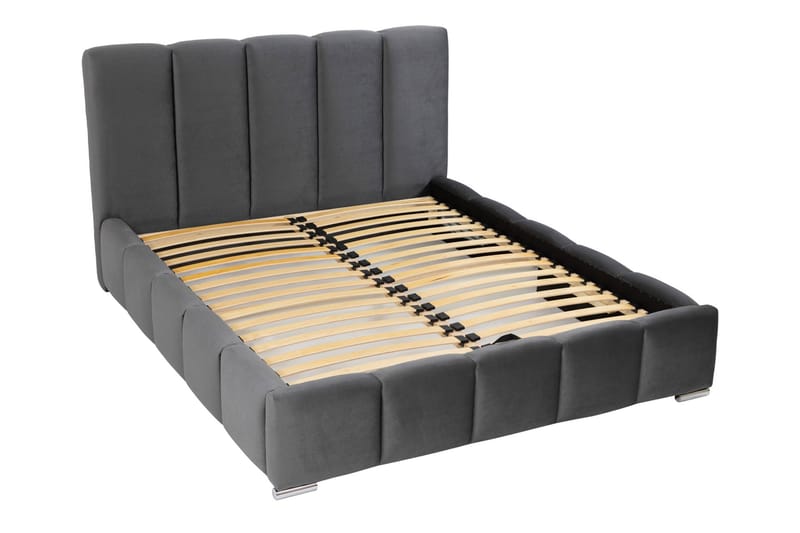 Gioia Oppbevaringsseng 180x200 cm - Svart - Møbler - Senger - Seng med oppbevaring