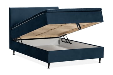 Happy Pluss Sengepakke Oppbevaringsseng 140x200 - Mørkeblå - Møbler - Senger - Komplett sengepakke