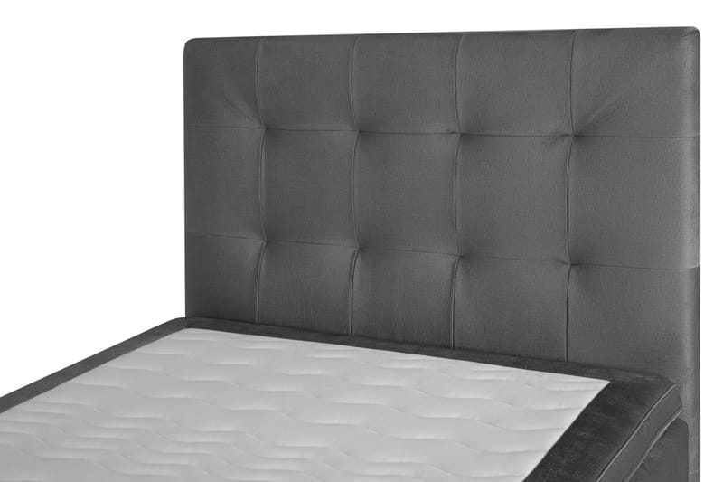 Happy Pluss Sengepakke Oppbevaringsseng 90x200 - Mørkegrå - Komplett sengepakke - Seng med oppbevaring