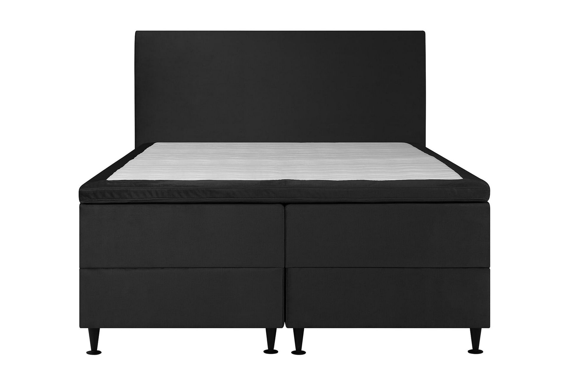 Happy Pluss Sengepakke Oppbevaringsseng 160x200 cm  - Mørkegrå - Møbler - Senger - Komplett sengepakke