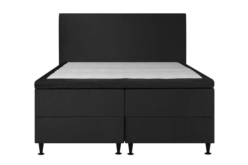 Happy Pluss Sengepakke Oppbevaringsseng 160x200 cm  - Mørkegrå - Møbler - Senger - Komplett sengepakke