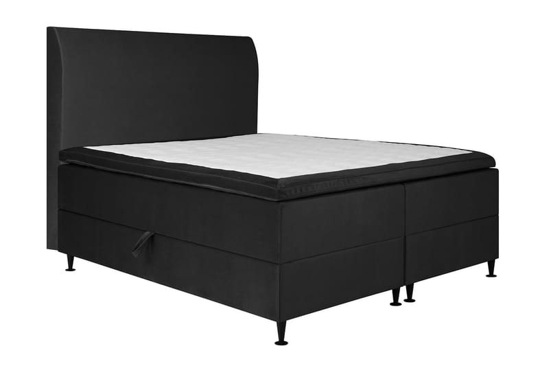 Happy Pluss Sengepakke Oppbevaringsseng 160x200 cm  - Mørkegrå - Møbler - Senger - Komplett sengepakke