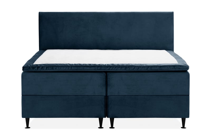 Happy Pluss Sengepakke Oppbevaringsseng 180x200 cm  - Mørkeblå - Komplett sengepakke - Seng med oppbevaring