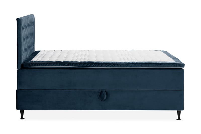 Happy Pluss Sengepakke Oppbevaring 180x200 - Mørkeblå - Komplett sengepakke - Seng med oppbevaring