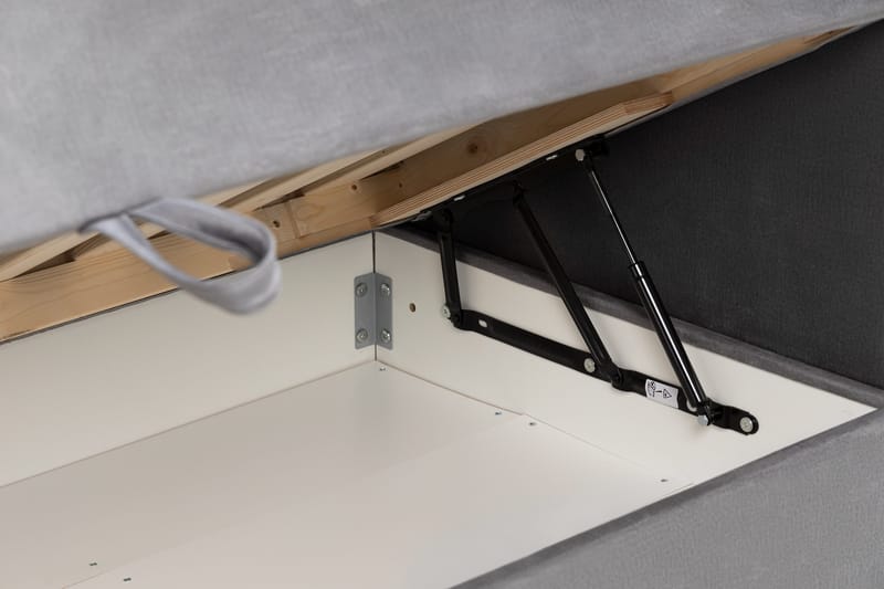 Happy Pluss Sengepakke Oppbevaringsseng 180x200 cm - Grå - Møbler - Senger - Rammeseng