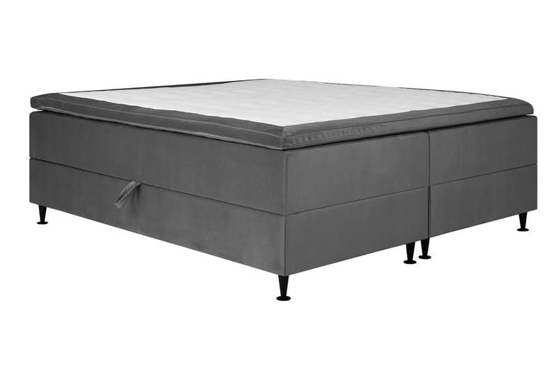 Happy Pluss Oppbevaringsseng 180x200 cm - Grå - Møbler - Senger - Komplett sengepakke