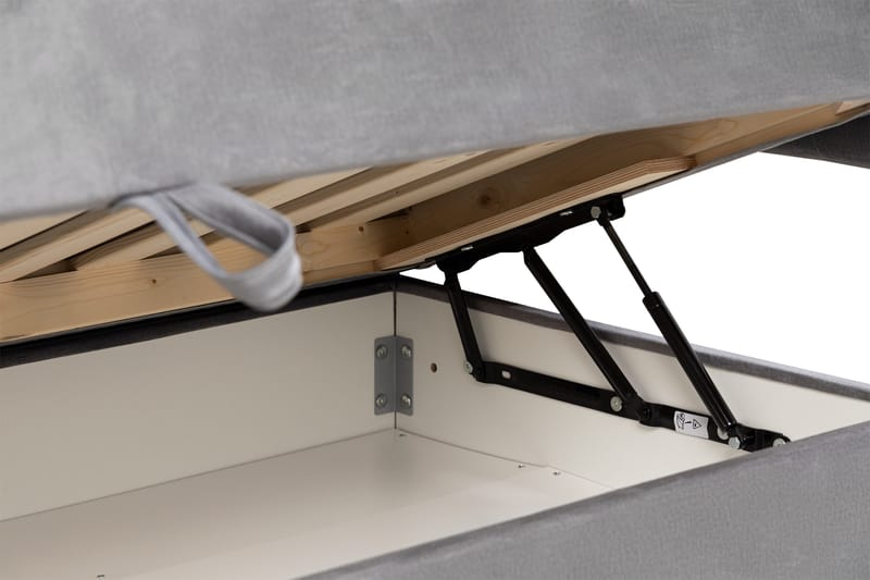 Happy Pluss Sengepakke Oppbevaringsseng 180x200 cm - Grå - Møbler - Senger - Rammeseng