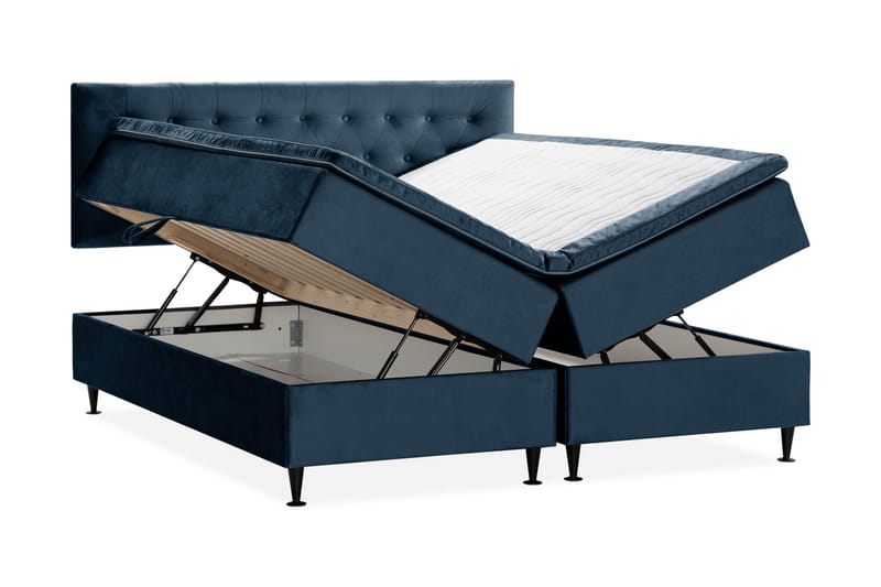 Happy Pluss Sengepakke Oppbevaring 180x200 - Mørkeblå - Møbler - Senger - Rammeseng