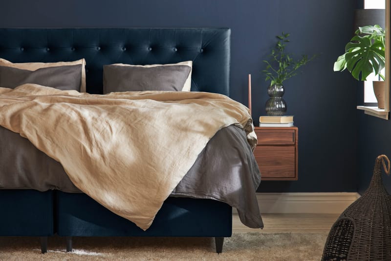 Happy Pluss Sengepakke Oppbevaring 180x200 - Mørkeblå - Møbler - Senger - Rammeseng