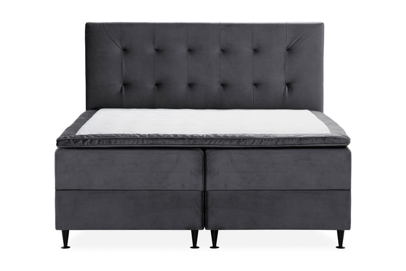 Happy Pluss Sengepakke Oppbevaringsseng 180x200 cm - Mørkegrå - Møbler - Senger - Rammeseng